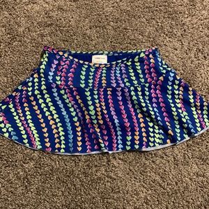 Lands End Girls Swim Bottoms with Skirt